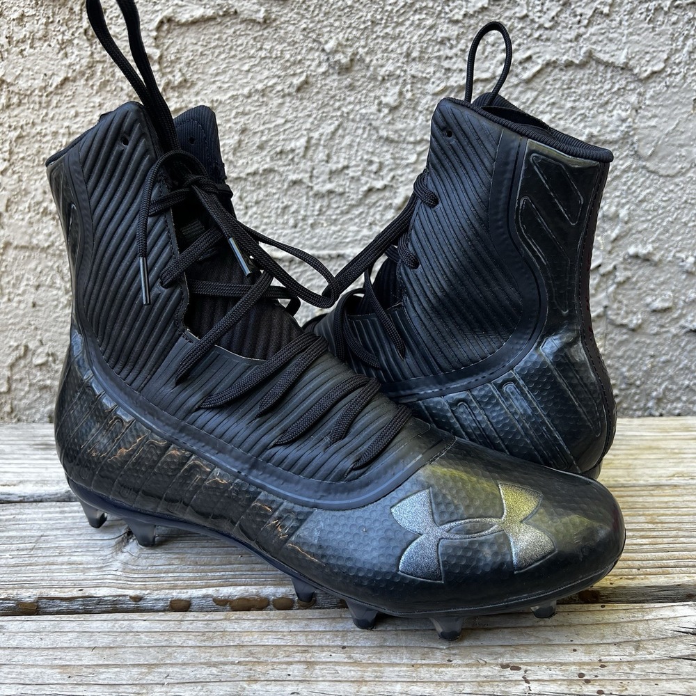 Under Armour Cleats Men Size 10.5 Highlight MC Black Football 1297953-001
